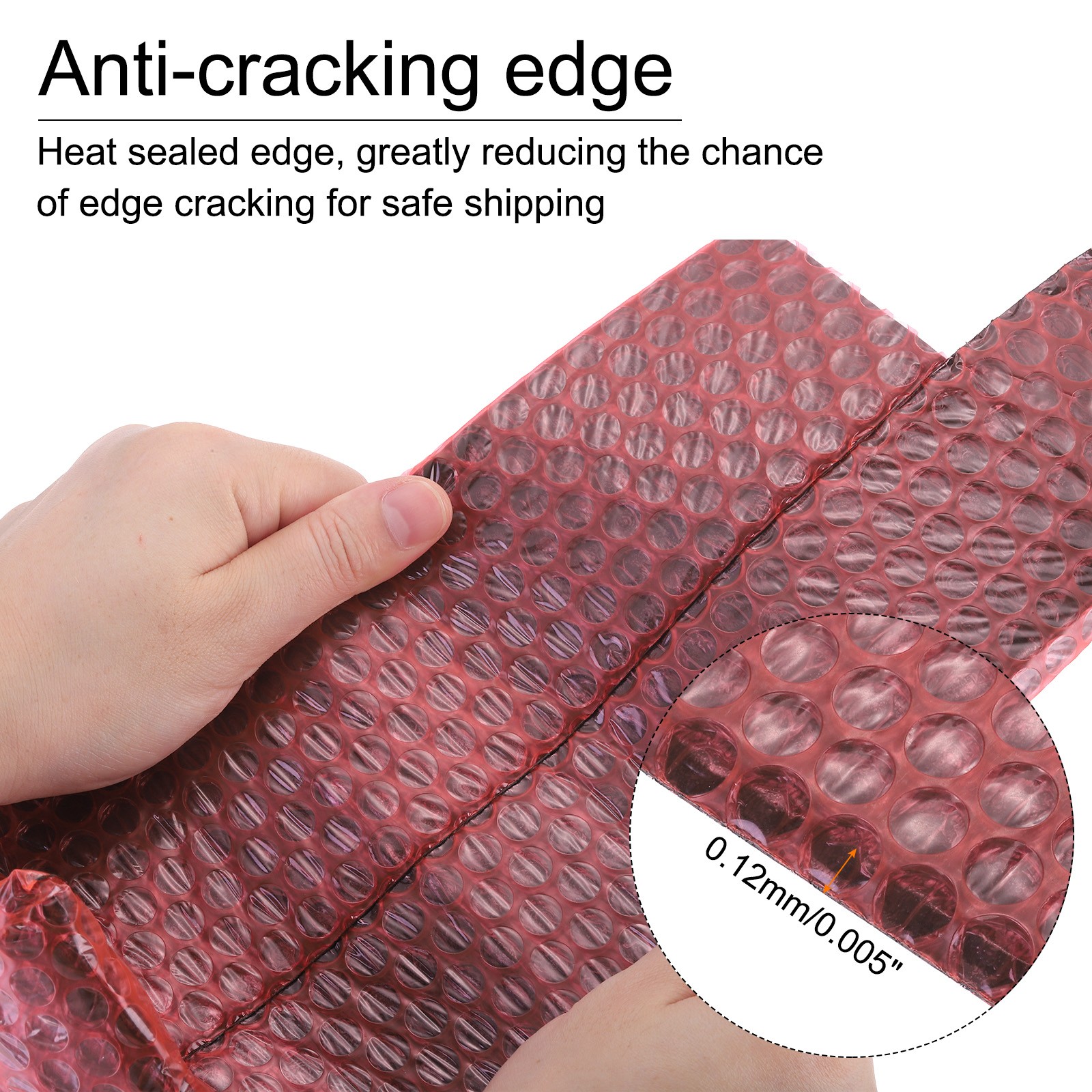 5 Pcs Bubble Bags, Red 11.4×14.2″ For Anti-Static Bags