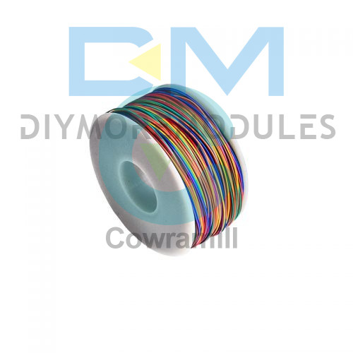 30AWG Test Wrapping Cable Wire 280M B-30-1000 8-Wire Colored Insulation
