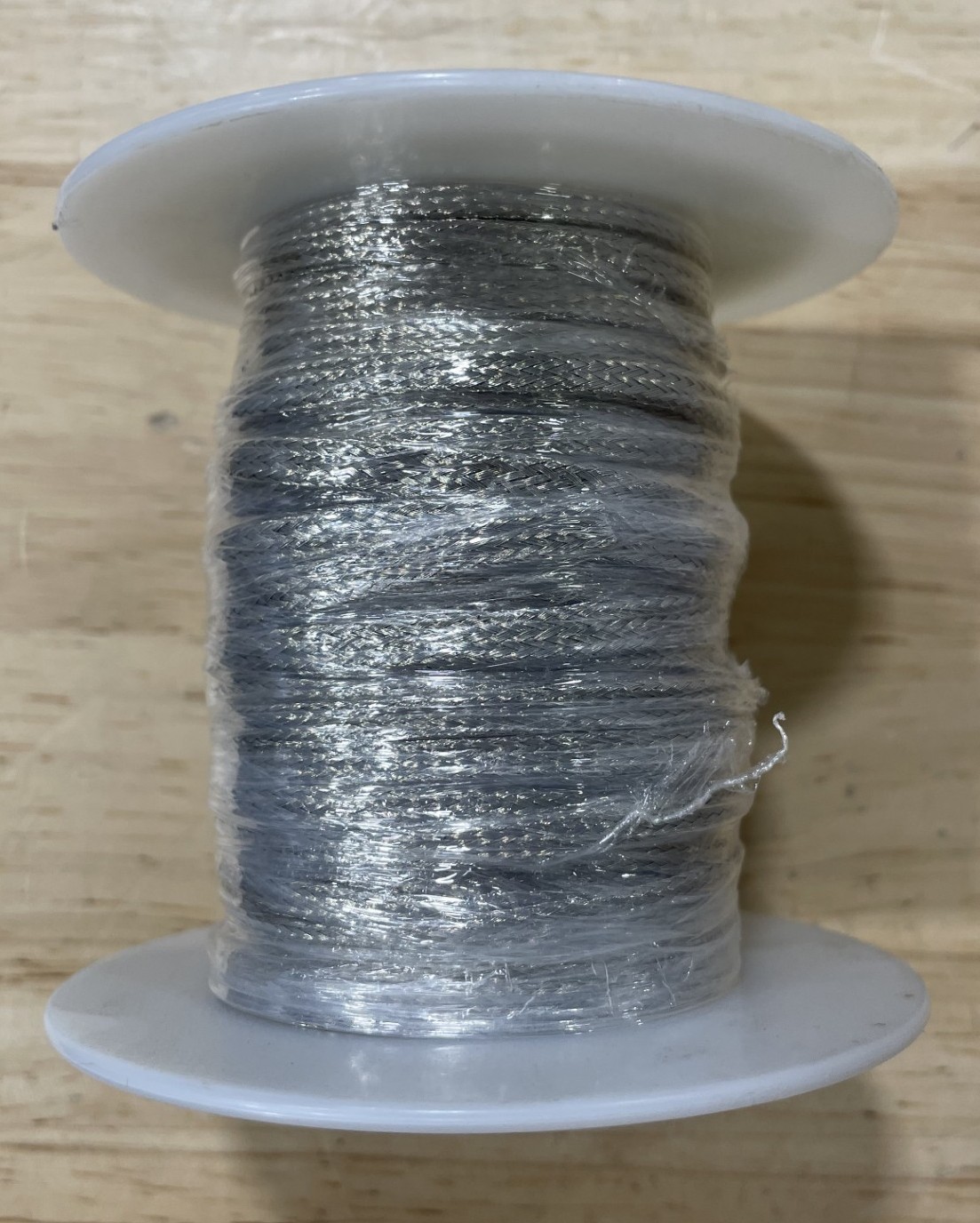 Alpha 2166 SV005 Tubular Ground Braid 0.125″ (3.18mm, 1/8″) 120×36, 15AWG, 100ft