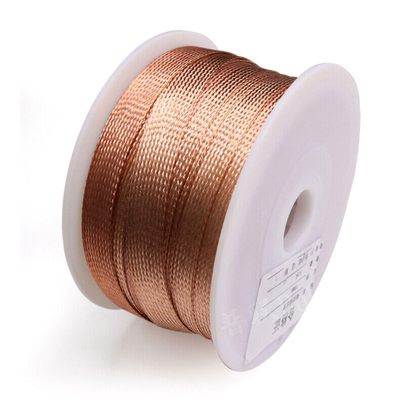 2mm-28mm Copper Braided Sleeve Sheath Screening Signal Wire Cable Audio Shielded