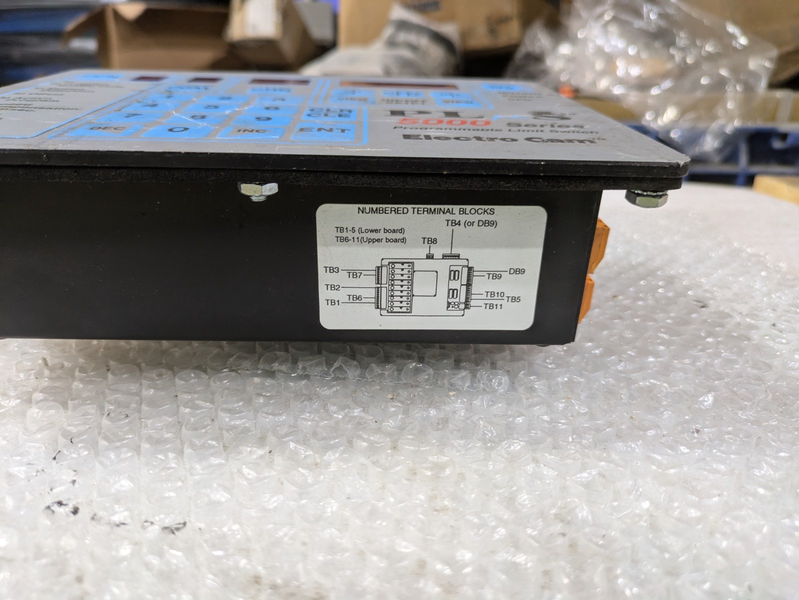 ELECTRO CAM PL 5000 PS-5144-24-P16M09-L 20-30VDC 500MA 1/2AMP 250V SLO-BLO FUSE