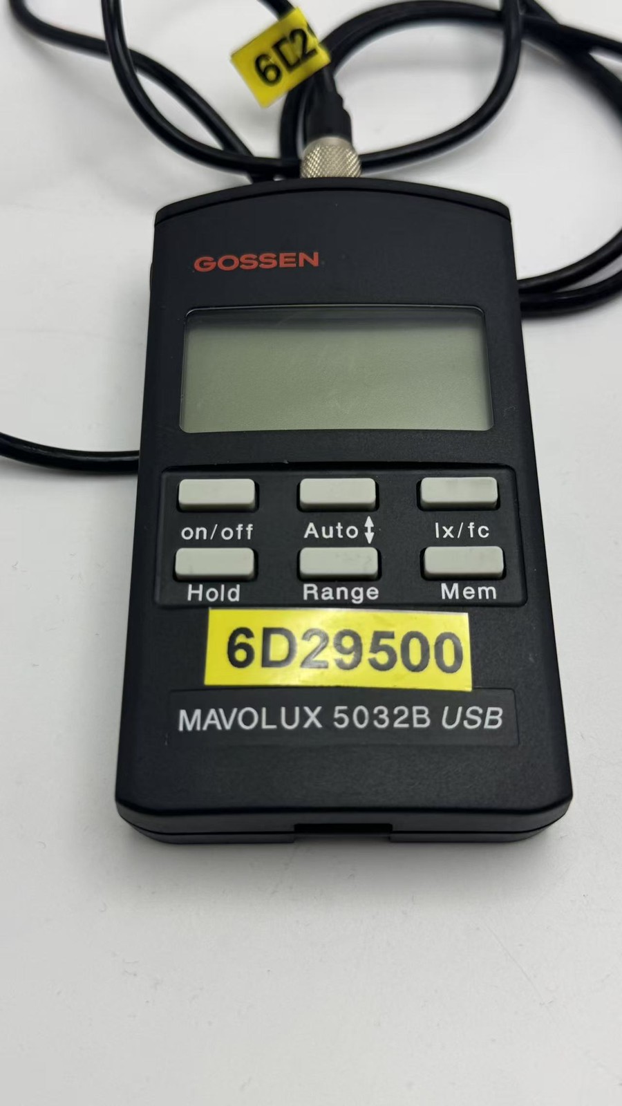 1PCS GOSSEN MAVOLUX 5032B USB high-precision handheld illuminance meter-fulltest