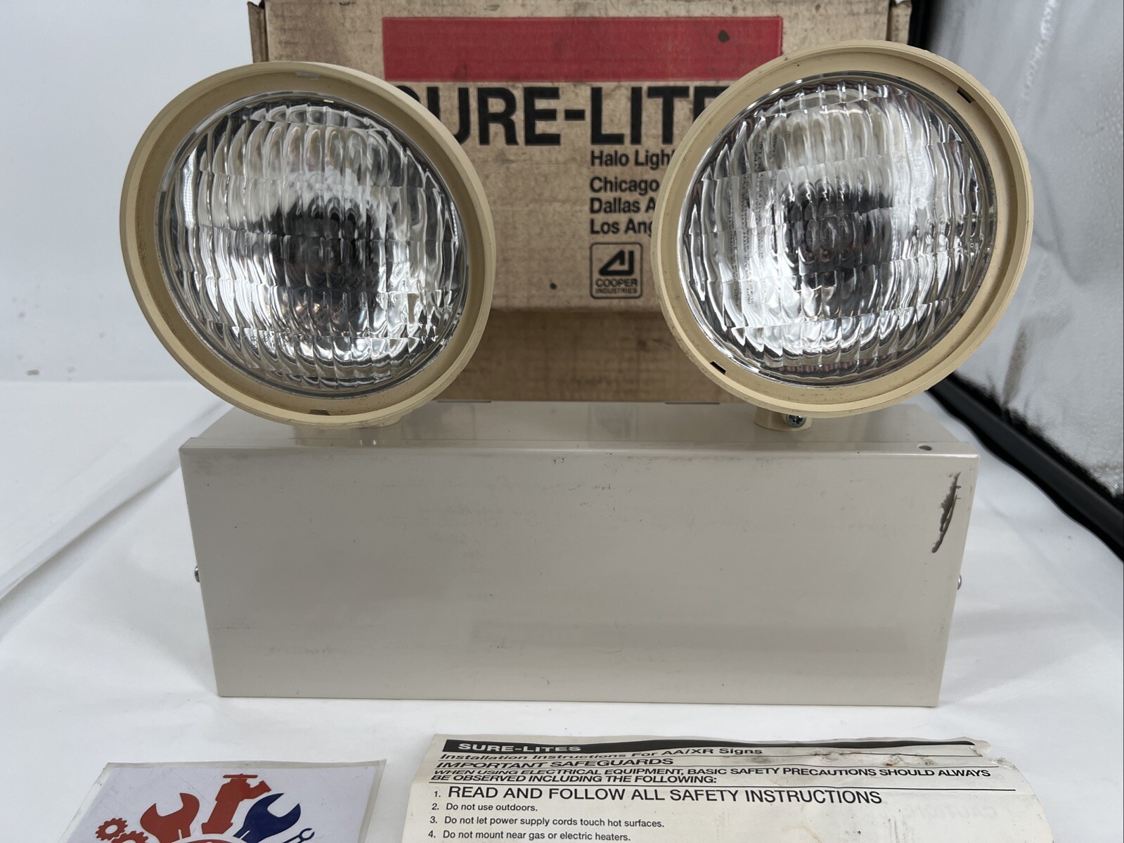 COOPER Sure-lights 5VC07 Flood Lights NOS, 120/277V, Made In USA