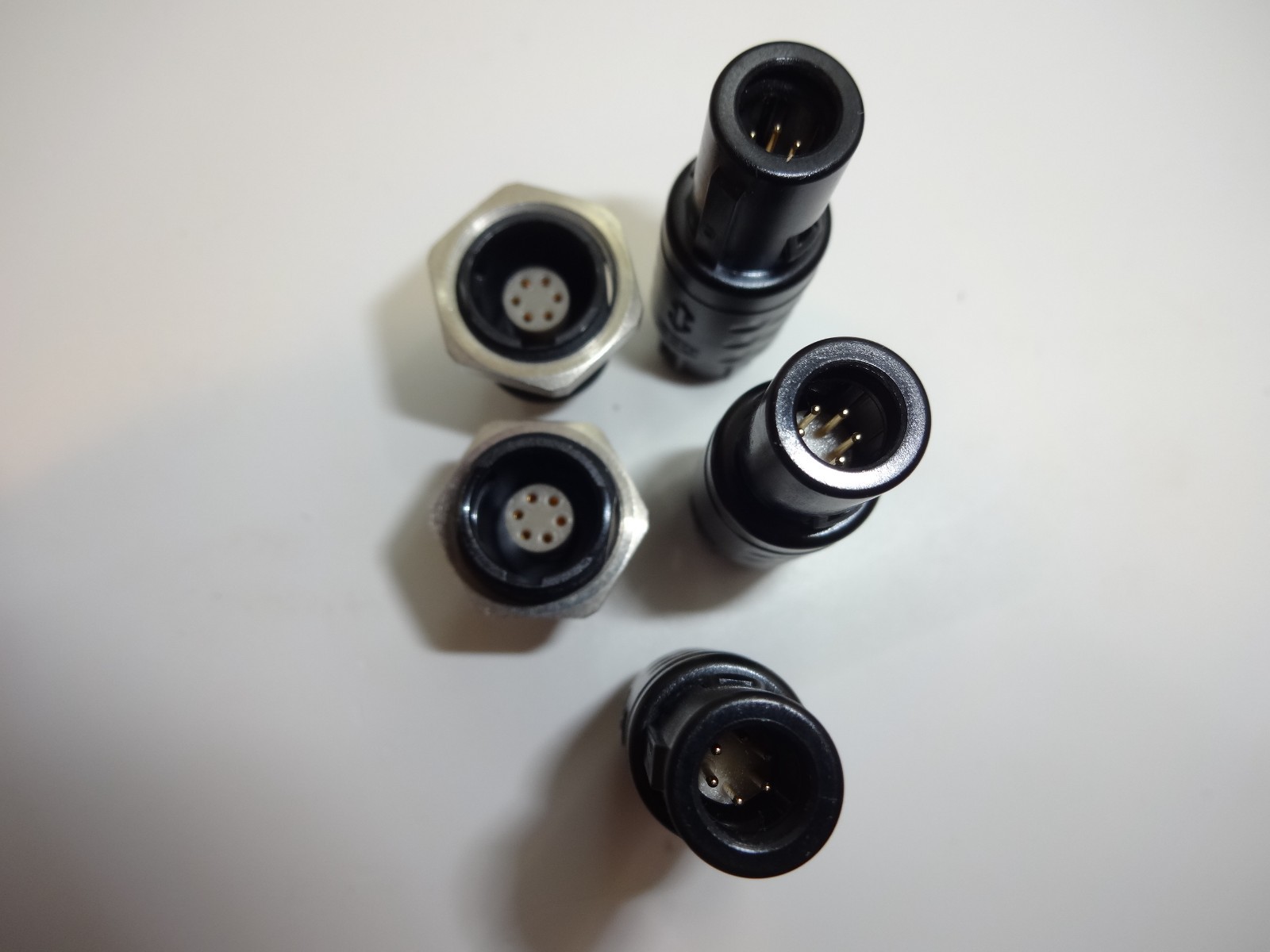 Lot of 50+ new connectors ODU AMP DSR L-Com DB9 SCSI