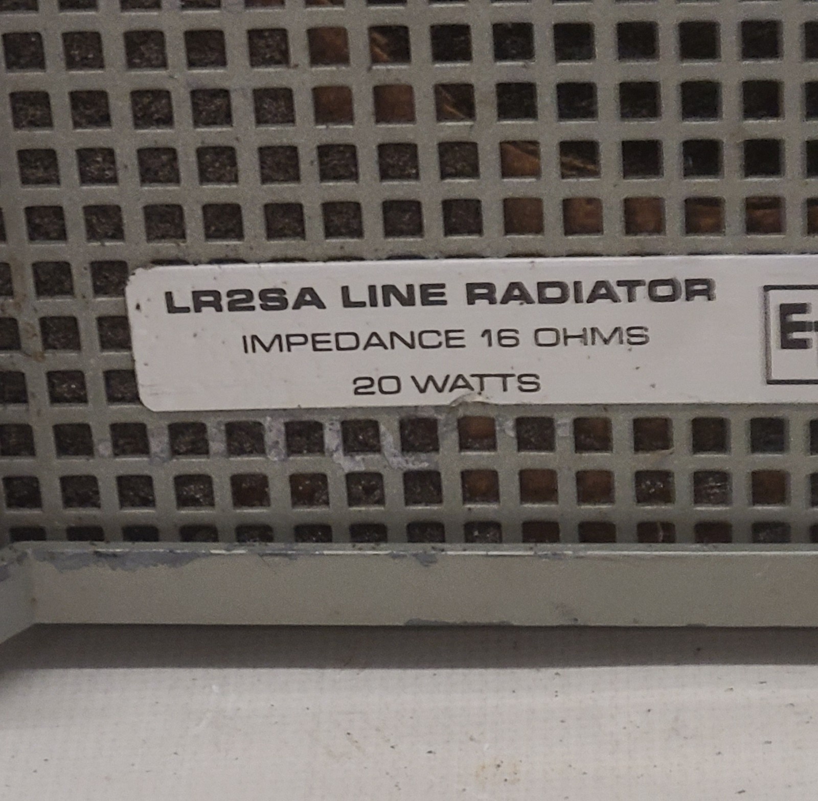 Vintage EV University Sound LR2SA Line Radiator Speaker Column Tested