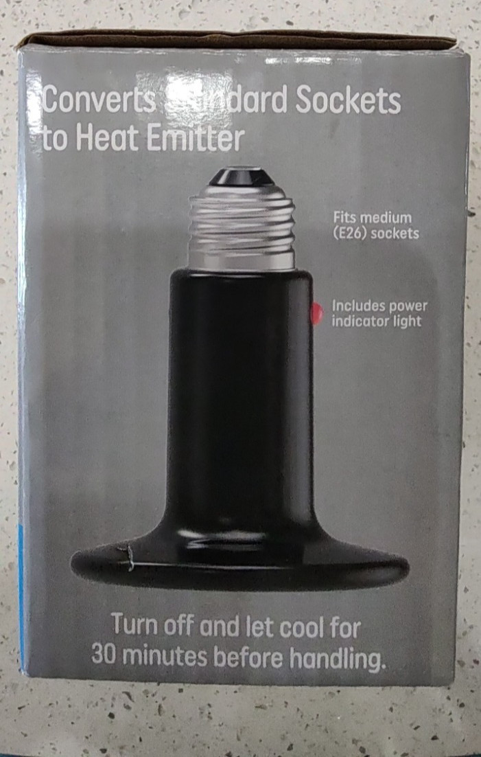 GE 100W Heat Lamp 93130228 Animal Warming Device E26 Base NEW