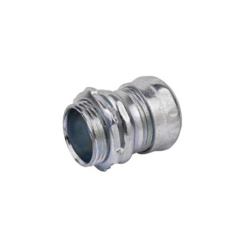 Red Dot TC712, Steel, Insulated Throat, Compression, EMT Conduit Connector, 1 pc