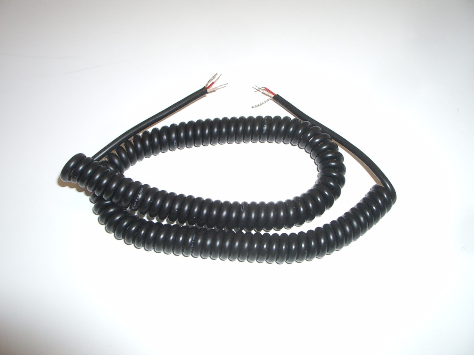 PHILMORE 44-489 3FT (10Ft total) 2 WIRE SHIELDED COILED TELEPHONE HANDSET CABLE