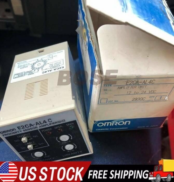one OMRON proximity sensor amplifier E2CA-AL4C