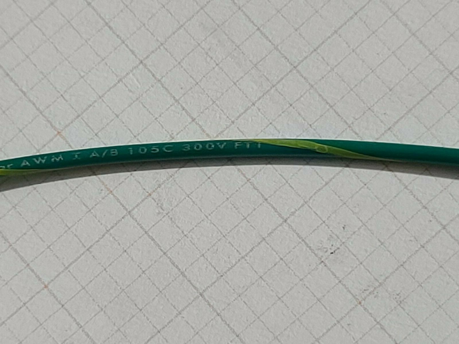 Sequel Wire #18awg Tinned Copper Hook-Up Wire UL1007/1569 Green/Yellow /100ft