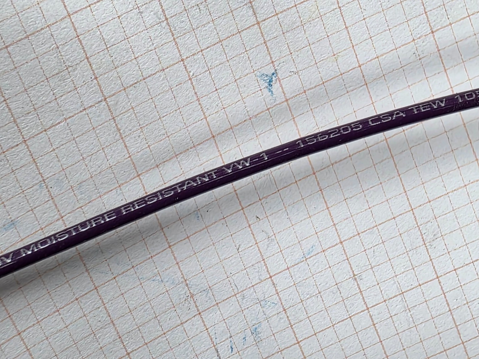 Southwire #18awg 16x30B UL-1015/1230/1032 MTW Hook-Up/Lead Wire Purple /100ft