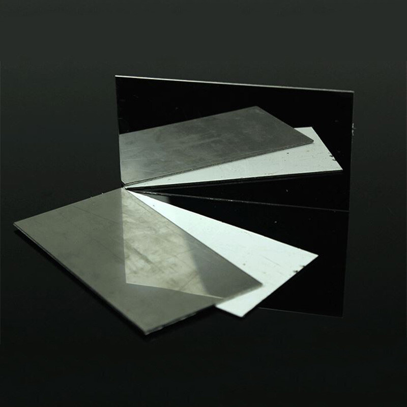 8K Mirror Polished Stainless Steel Sheet Plate Bright Polish 1/1.5/2/3mm Thick