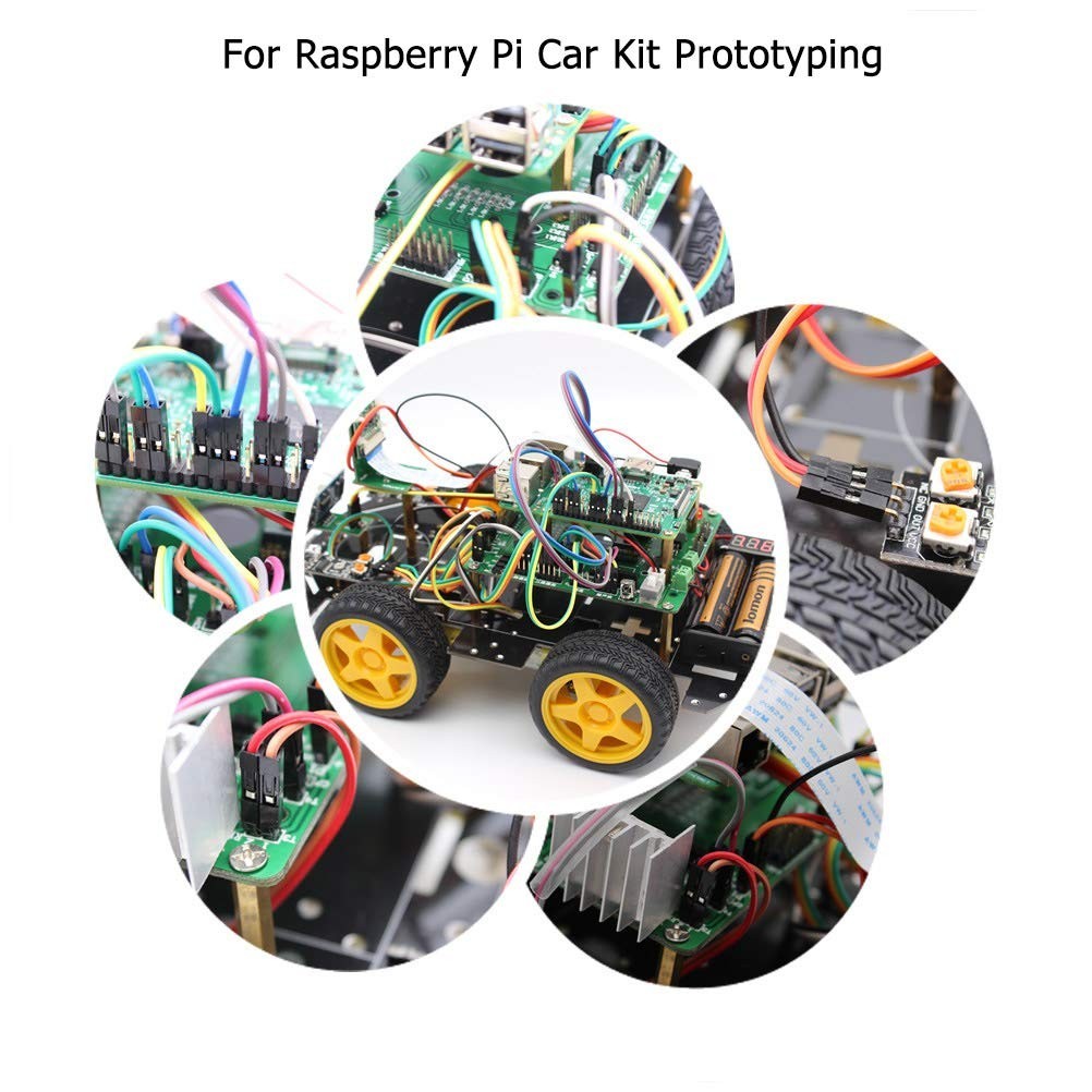 360-Pc Multicolor Jumper Wires Kit – 30/20/10cm Dupont Cables for Arduino & Rasp