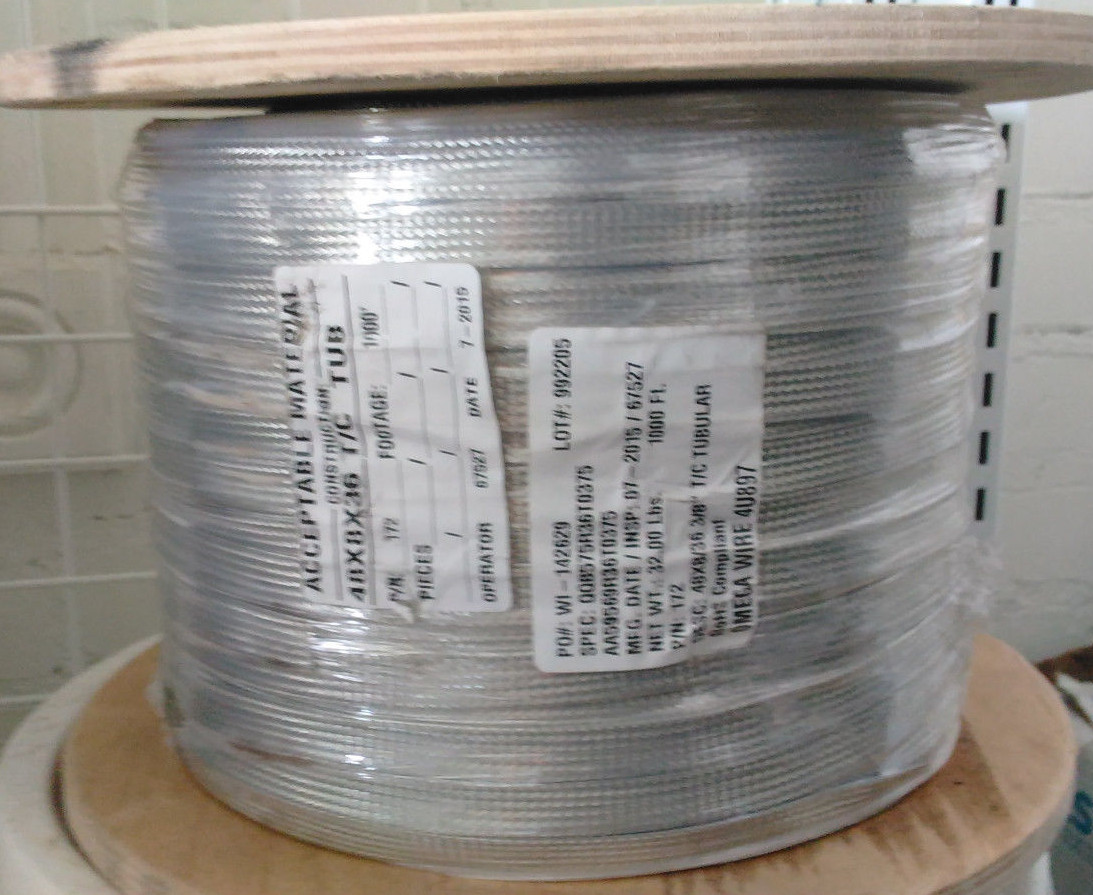 Tinned Copper Tubular Braid 3/8″ ID 50ft AA59569R36T0375 QQB575R36T0375