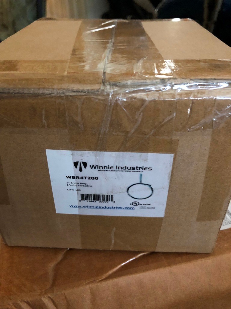 2” Bridle Rings, 1/4-20 Machine Thread – QTY 100