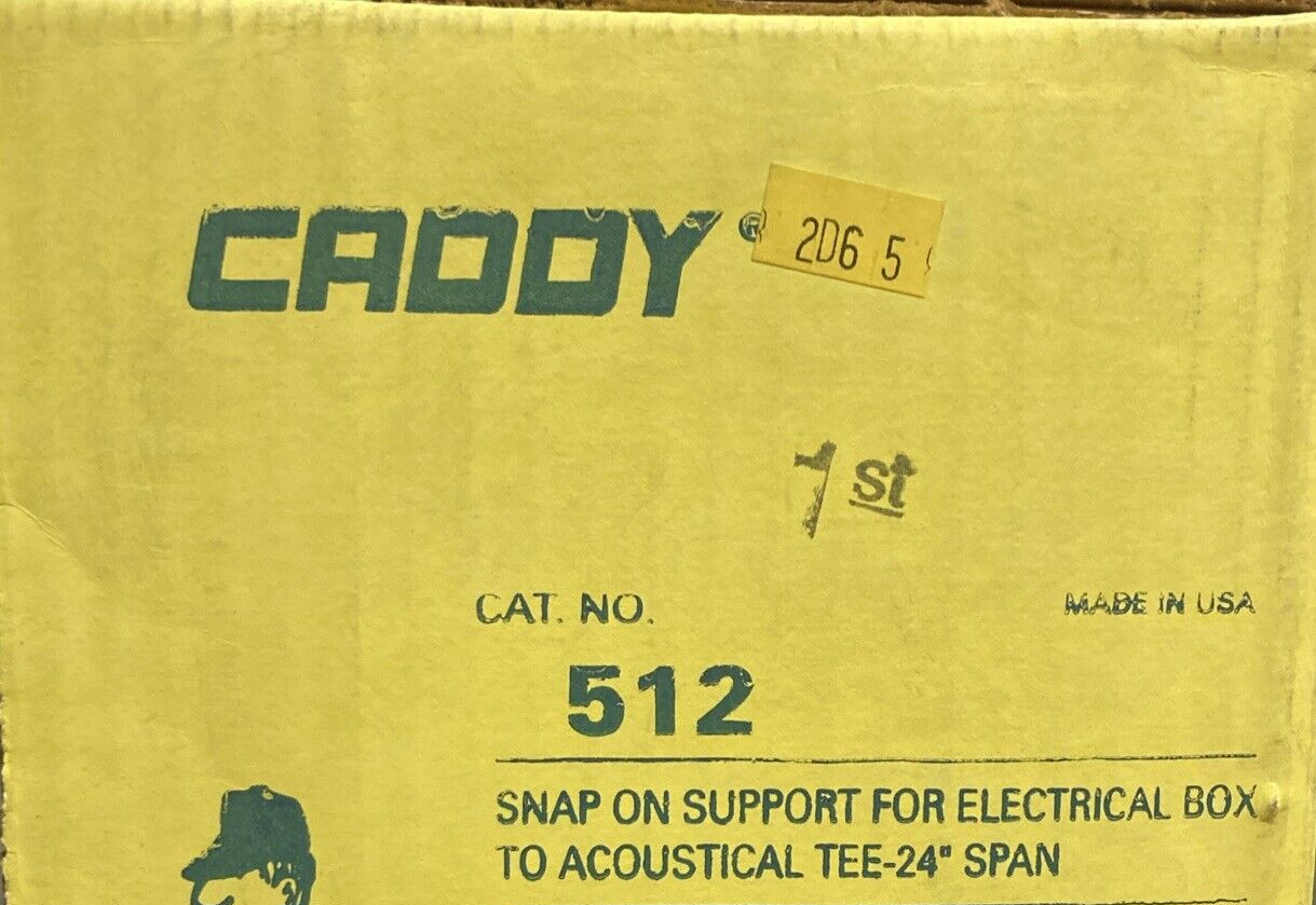 QTY 2 ERICO CADDY 512 24″ Span Box Hanger, 20 Lb Load, T-Grid Box Hanger