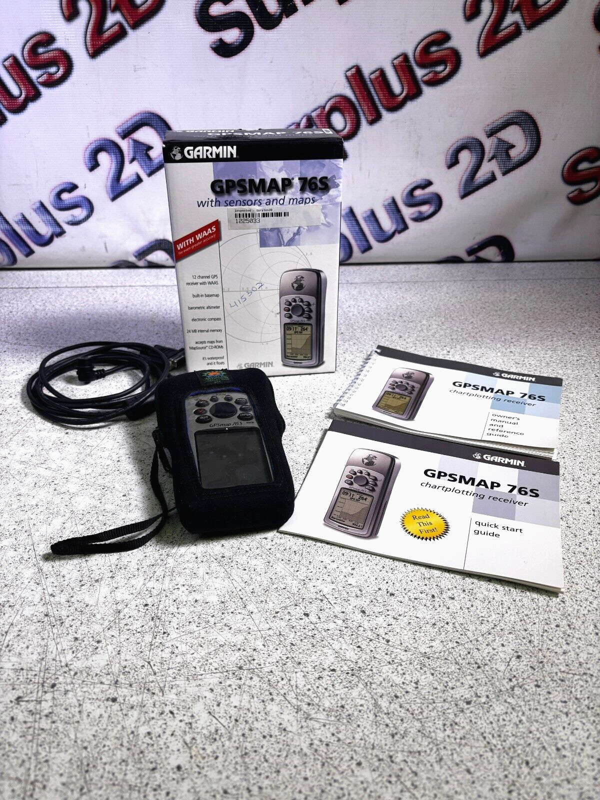 Garmin Gpsmap 76S in original box, 24MB, Waterproof.
