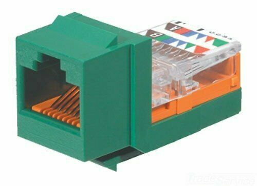 LOT OF 3 PANDUIT – NK5E88MGRY – CAT5E RJ45 MODULAR JACK