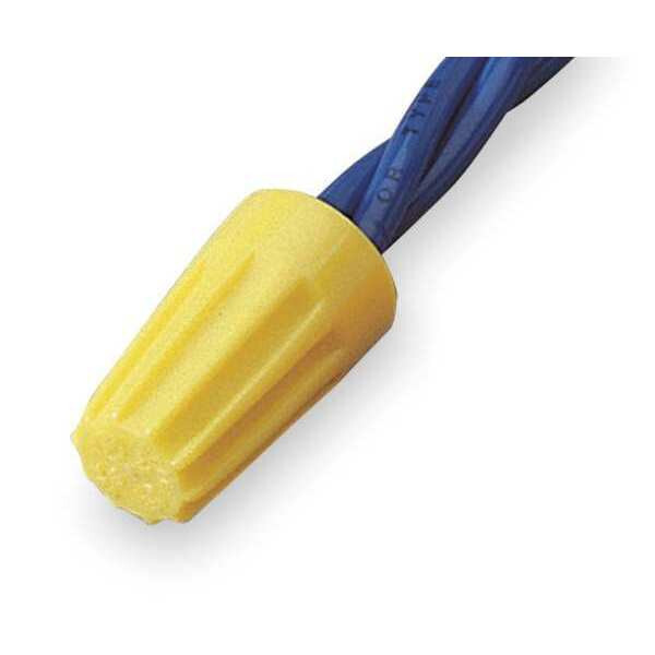 (5000) Yellow Twist-On Wire Connector Connection nuts 18-12 Gauge Barrel Screw