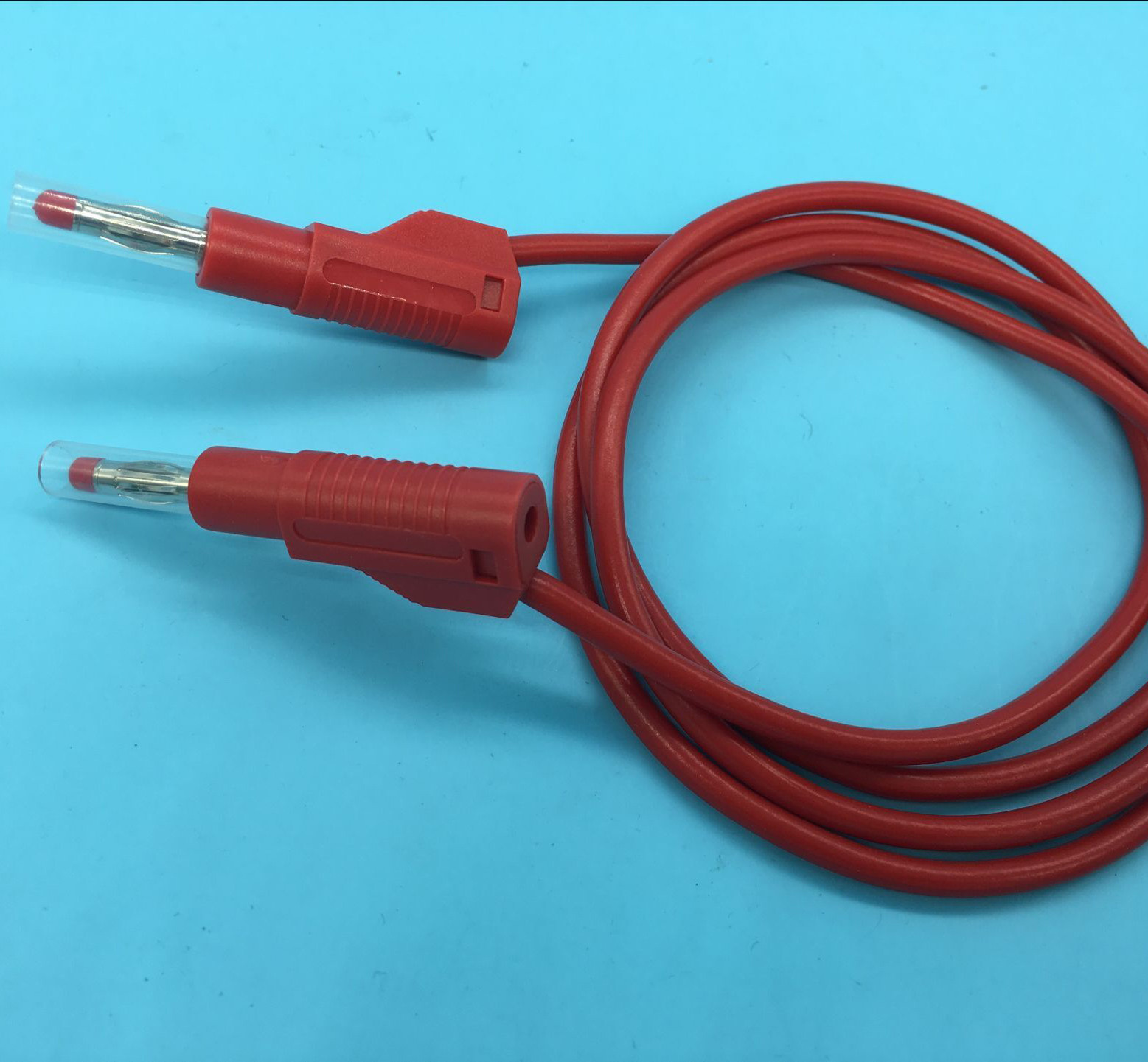 4mm Stackable Banana Plug 14AWG 0.5M/1M/2M Test Lead cables Retractable Shrouds