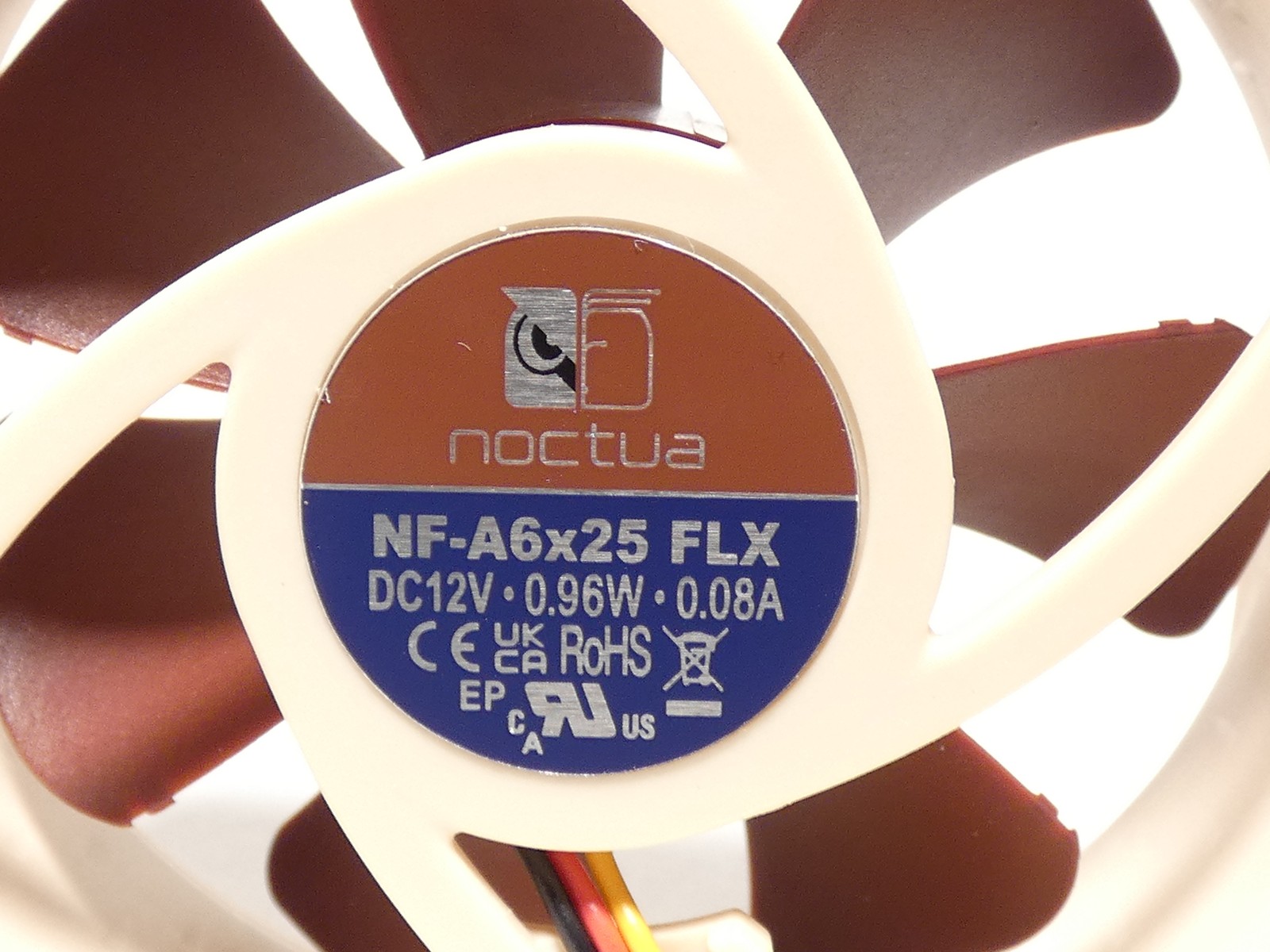 Noctua NF-A6X25 Premium Quiet Fan 60 x 60 x 25mm – NEW Surplus!