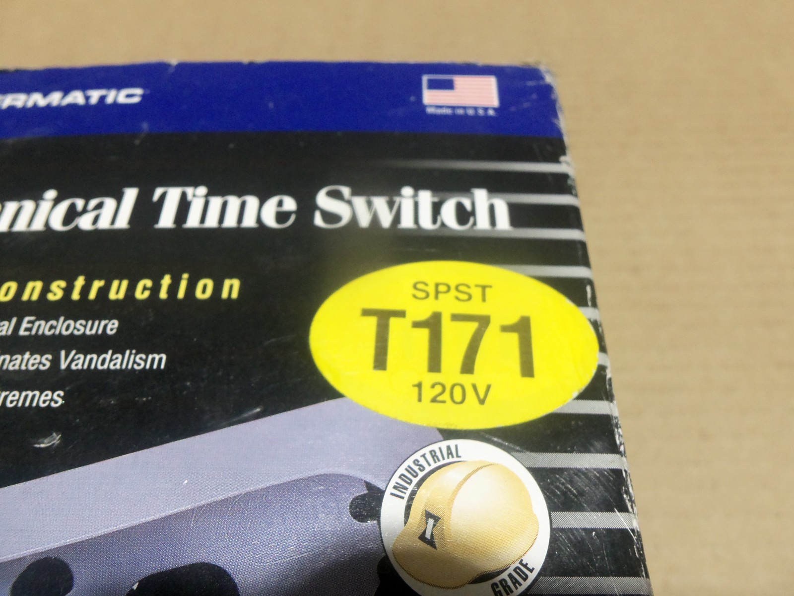 Intermatic T171 Mechanical Time Switch 120V SPST AK