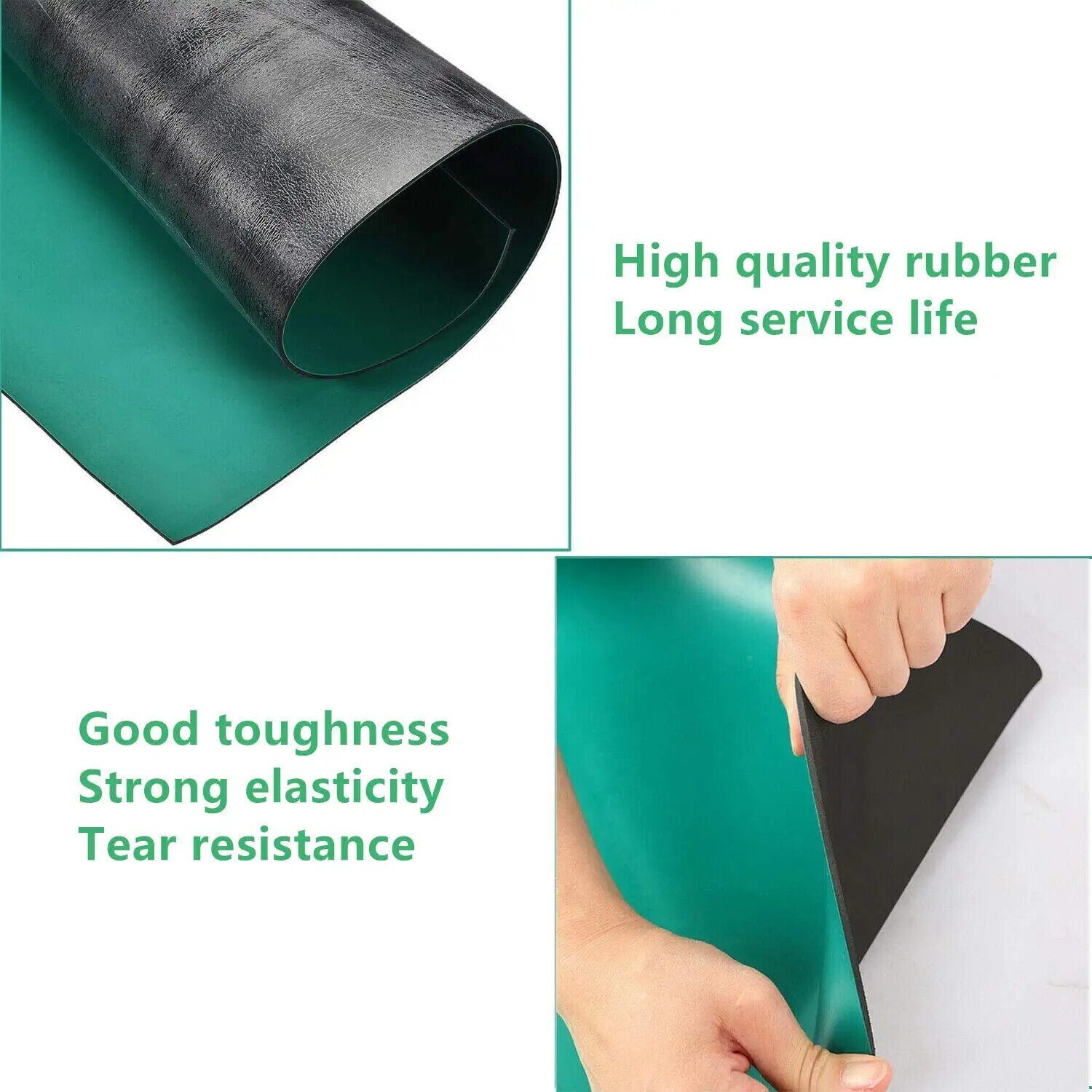 PC Building Rubber Anti Static Mat Green Roll ESD Floor Mat Table 39″X24″ inches
