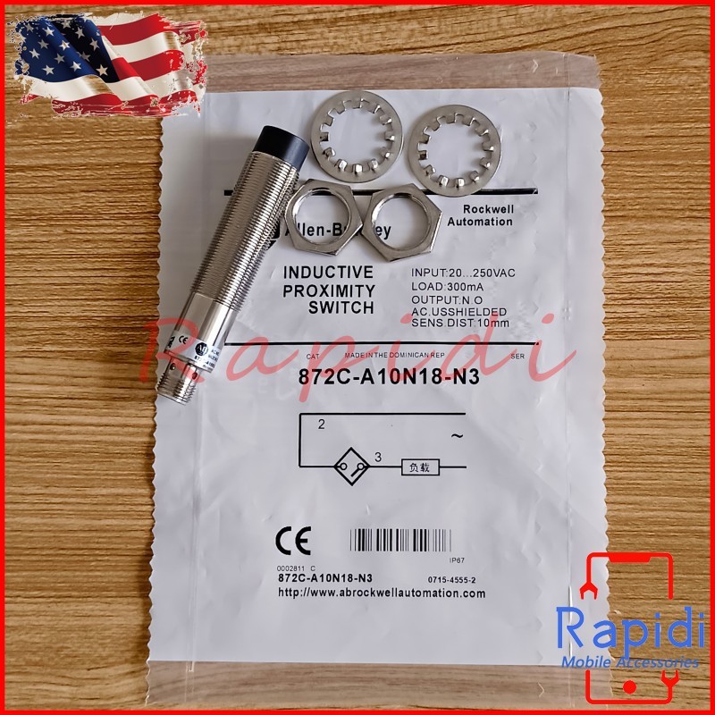 Inductive Proximity Sensor Switch For Allen-Bradley 872C-A10N18-N3 872CA10N18N3