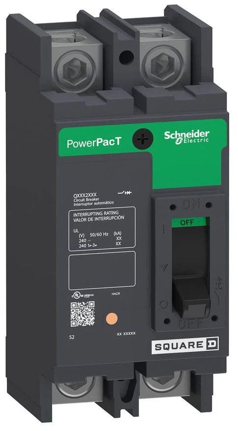 NIB – Square D – QDL22200 – Circuit Breaker, Powerpact Q, 200A, 2P, 240Vac