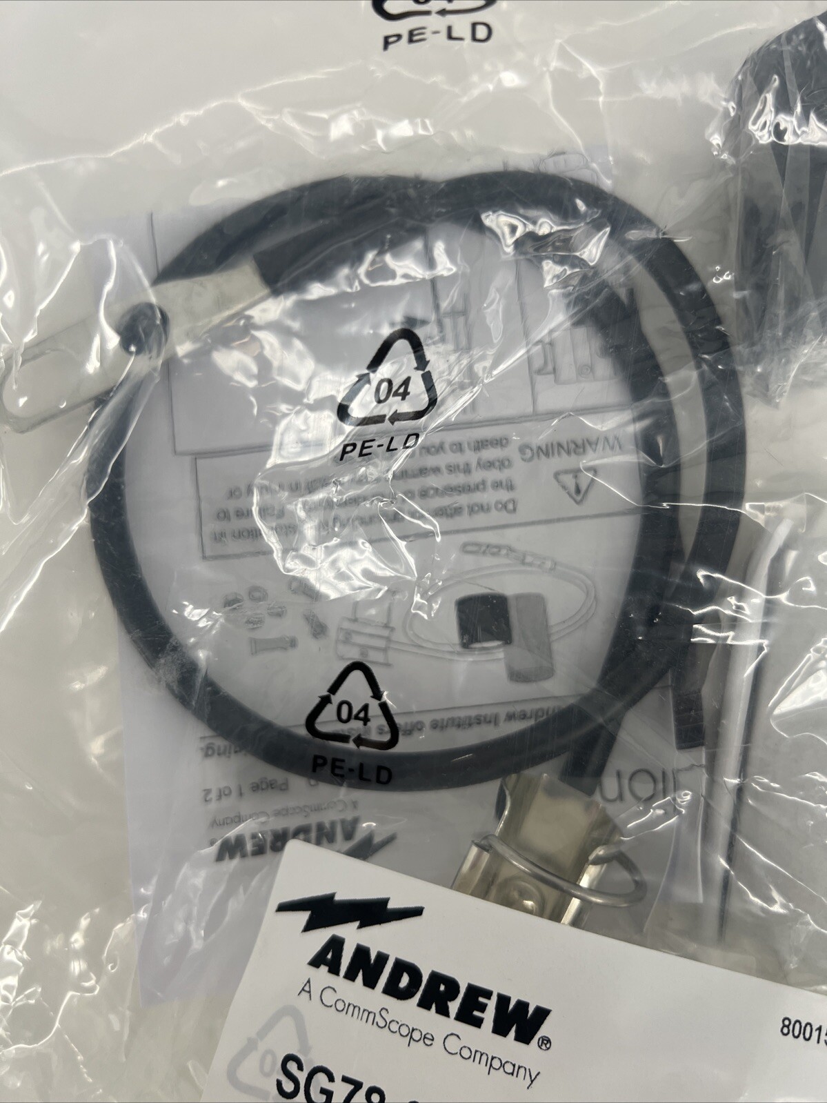 Andrew Commscope SG78-06B2A Grounding Kit for 7/8 inch Coaxial Cable