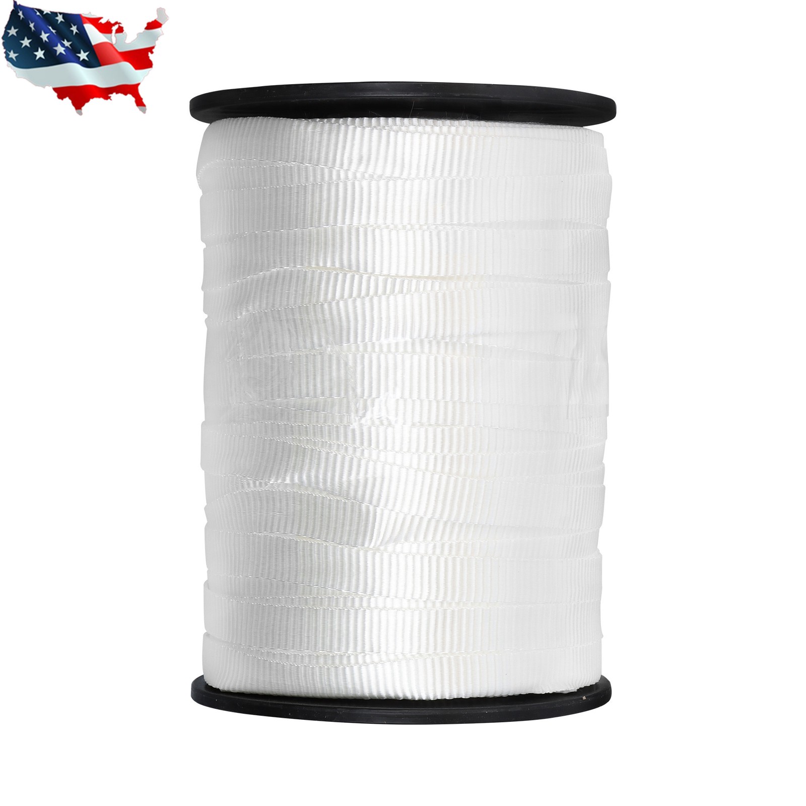 Polyester Pull Tape, 3/4″ x 600′ Mule Tape Flat Rope, 2500 lb Tensile Capacity