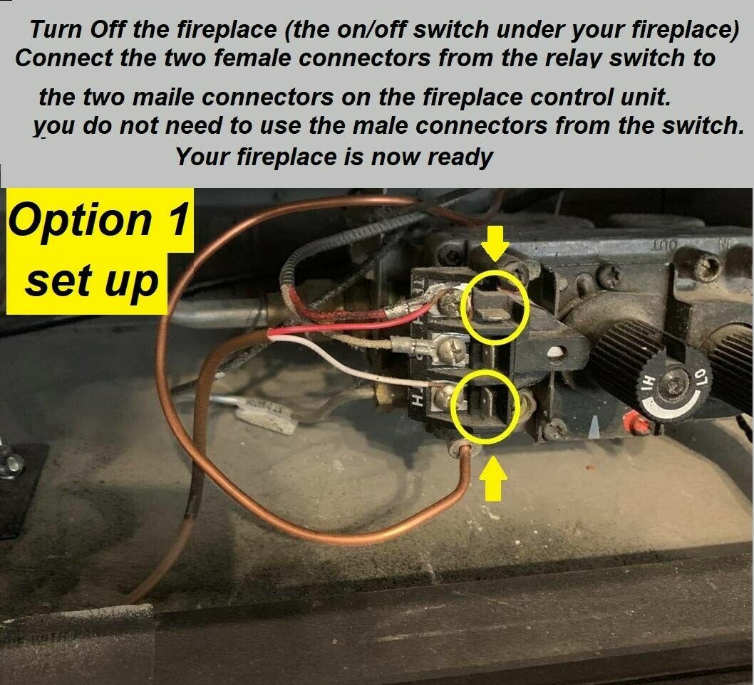 Voice Control your Fireplace. Works with ALEXA for Millivolt Gas – 4 Wire