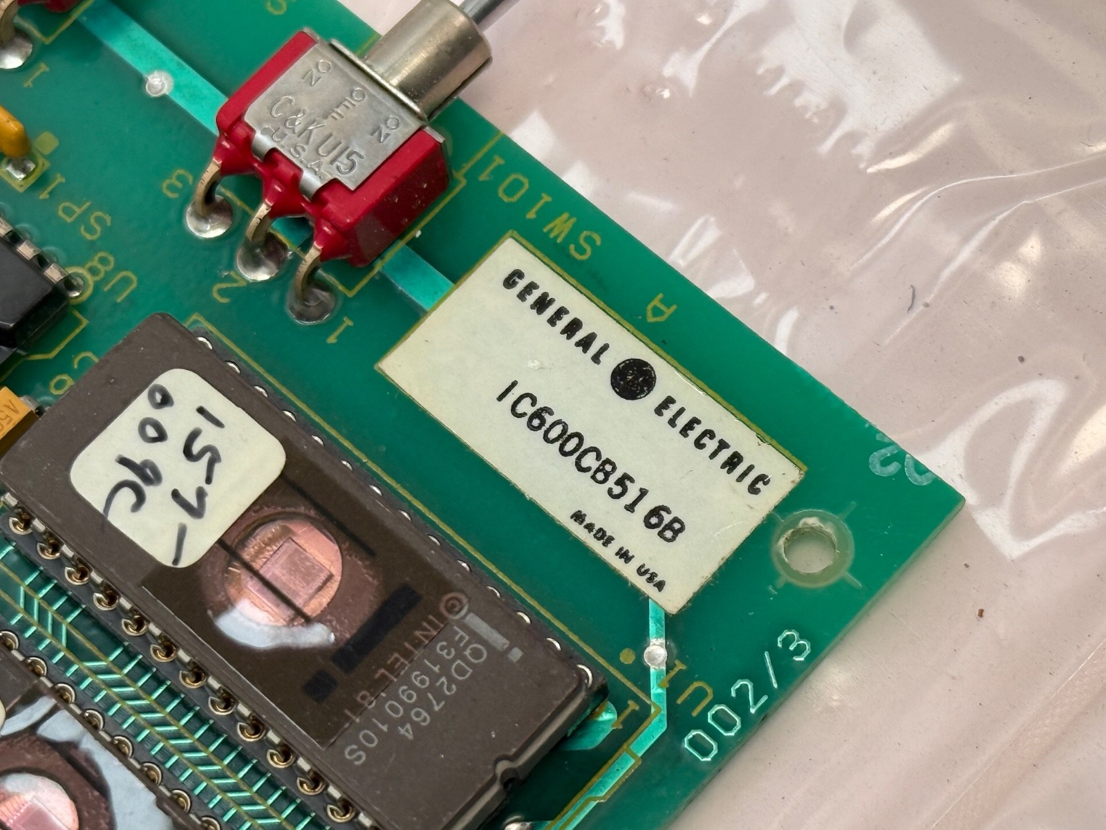 GE IC600CB516B Comm Control Type 2 I/O Module Series Six CB-516B