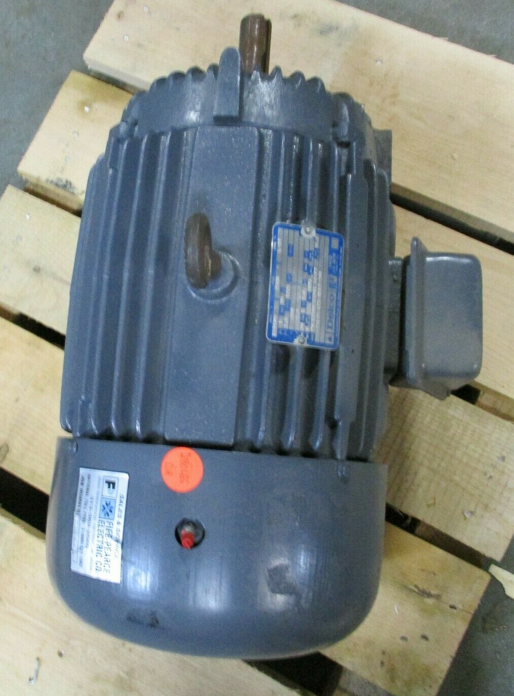 Delco E2 3 Phase A.C. Motor EG3104 7.5HP 460V 9.6A 1775 RPM 254U Frame A4005DH