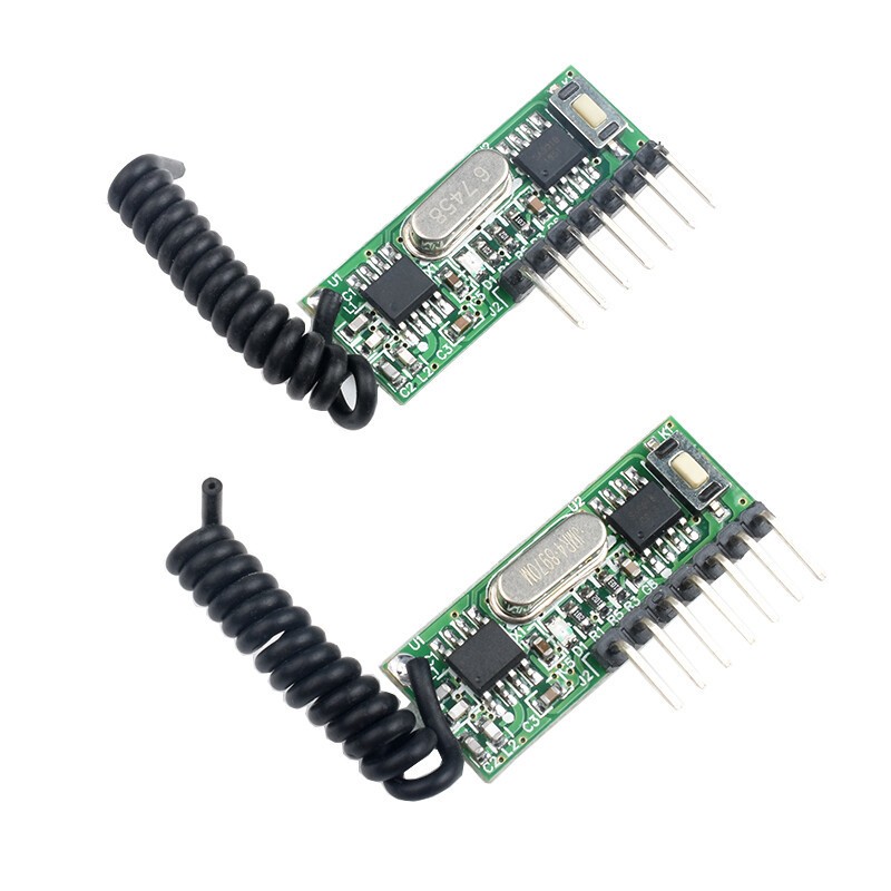 315 Mhz / 433 Mhz RF Transmitter And Receiver Module 4 – Way Wireless Remote