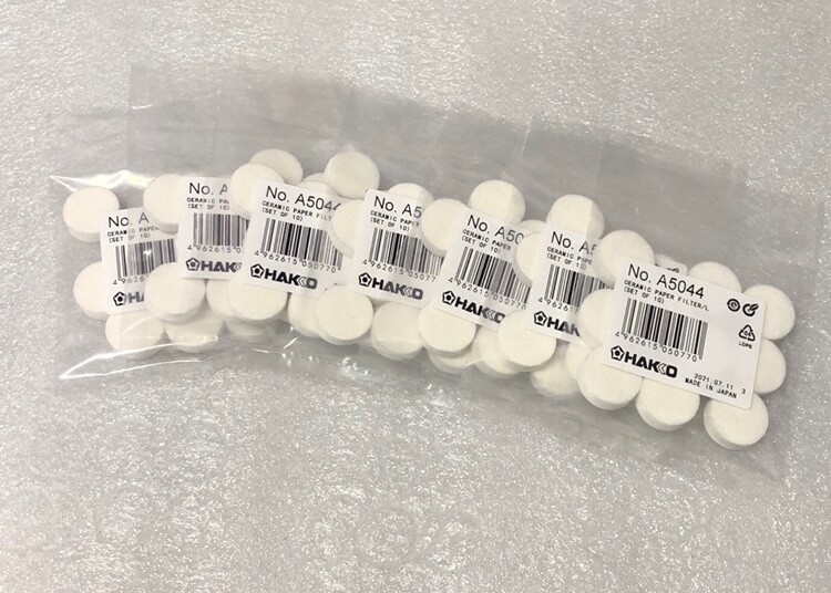 10pcs / package A5044 For HAKKO Ceramic Paper Filter Replacement to A1033