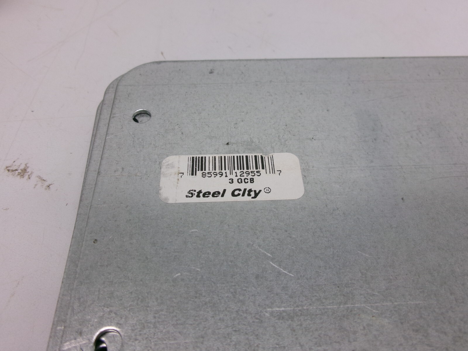 THOMAS & BETTS STEEL CITY 3GCB GALVANIZED STEEL COVER #135KZ