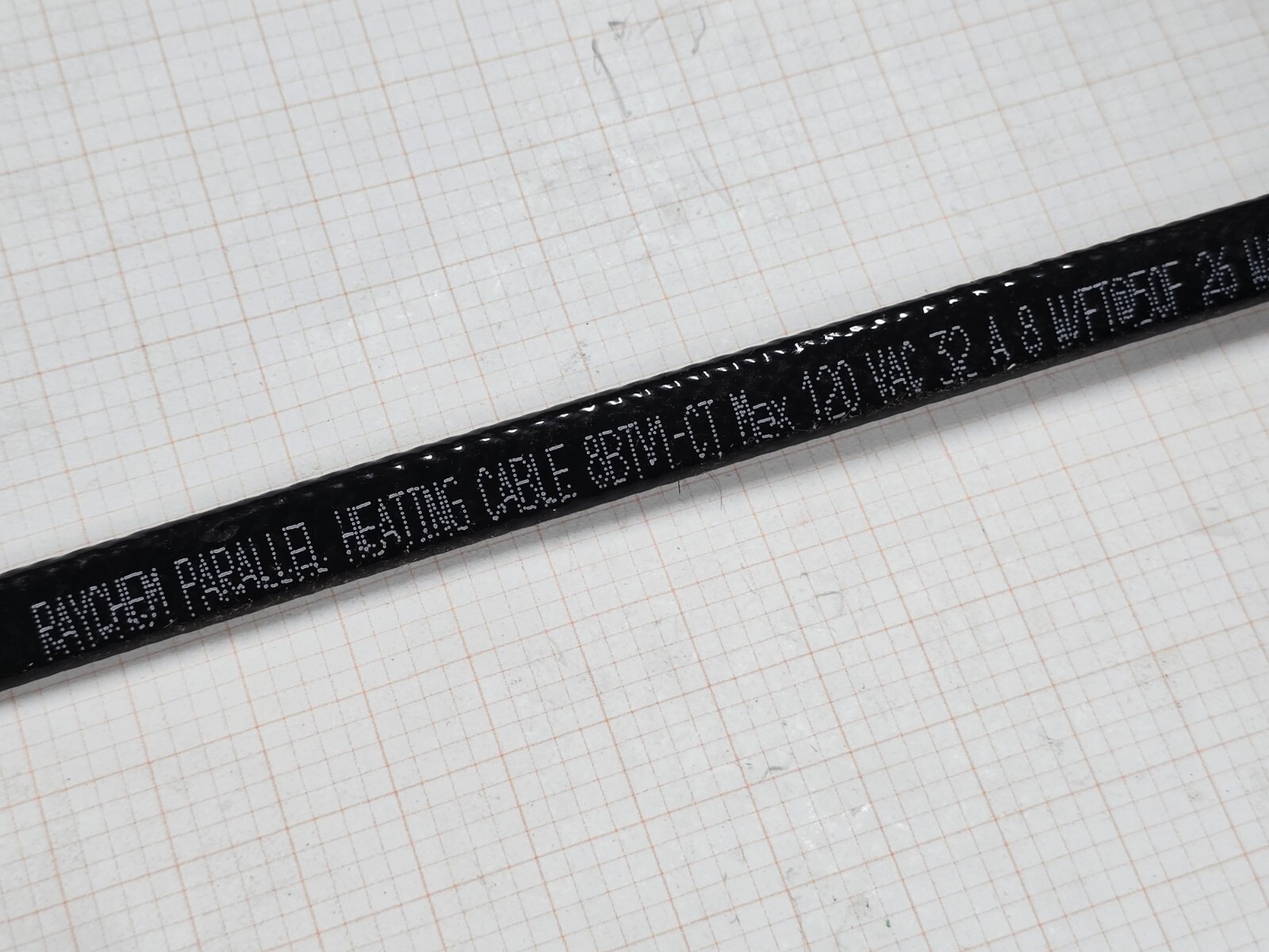 nVent Raychem 8BTV1-CT BTV Self-Regulating Heating Cable 8 Watts/Ft 120V /1ft