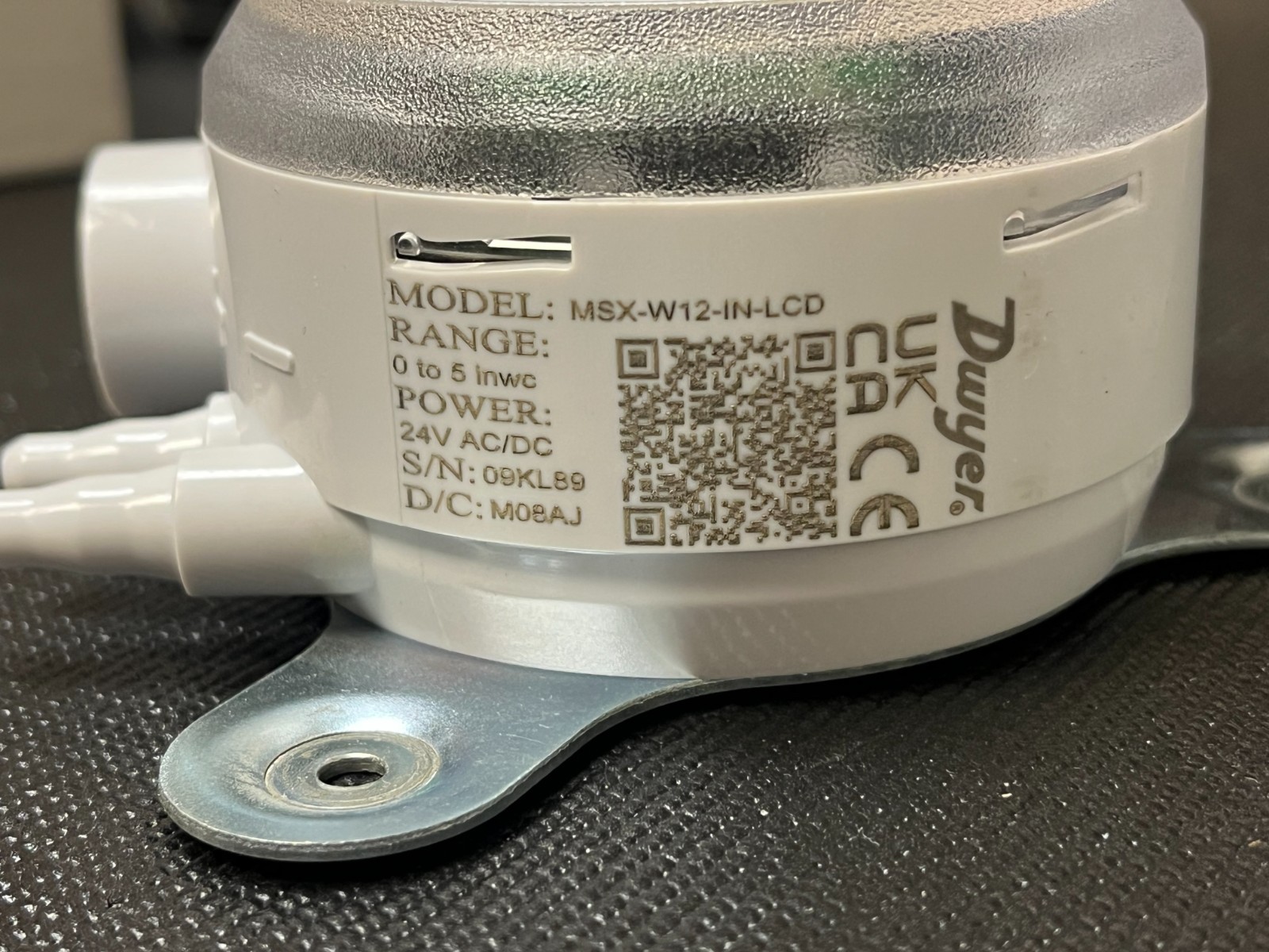 Dwyer MSX-W12-IN-LCD Pressure Transmitter 0-5″ WC LCD