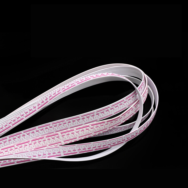 9/7/8/9/10/12 Way Flat Ribbon Cable Hook-up Wire Red-White Blue-White 24 26AWG