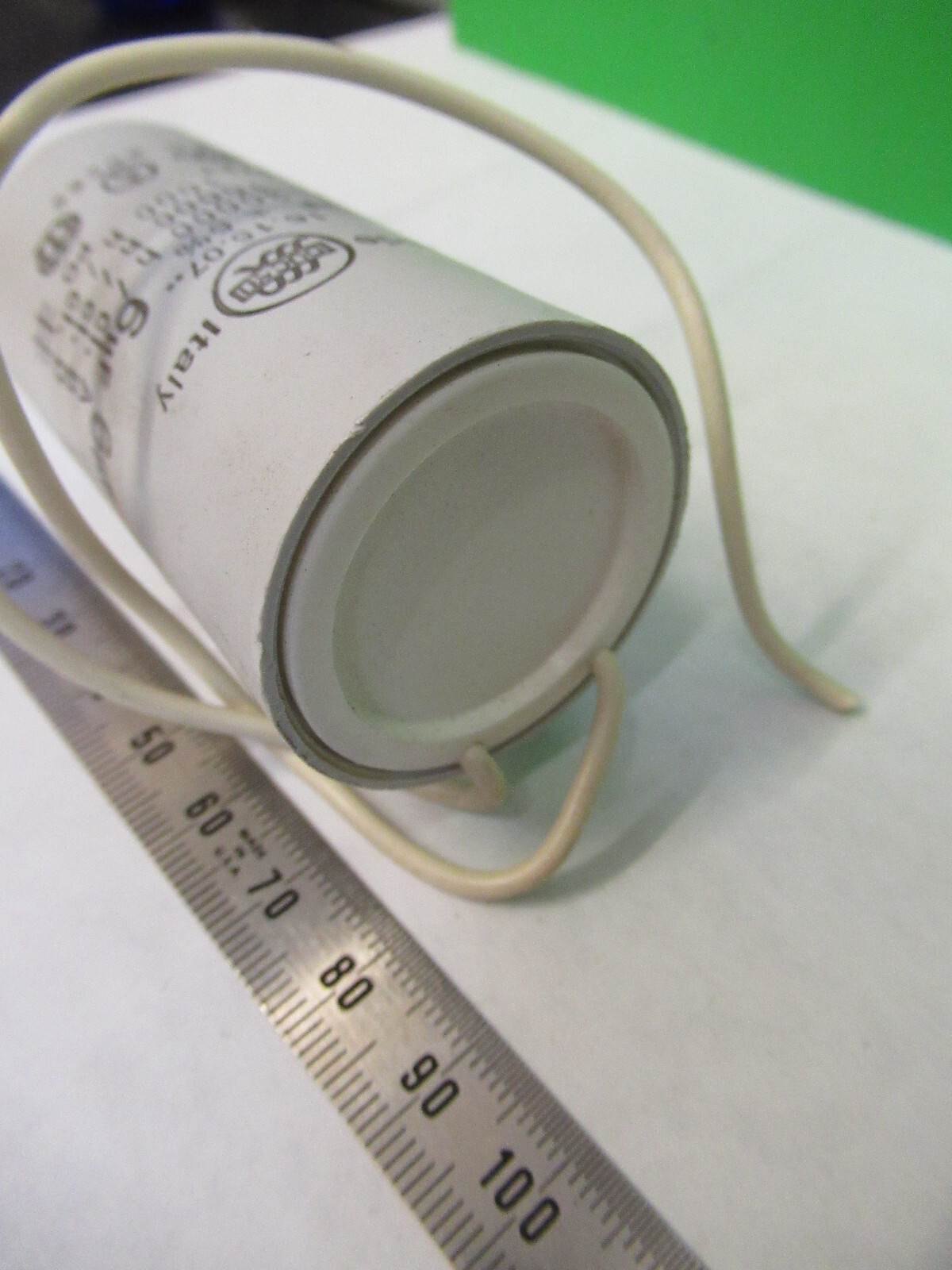 HIGH END CAPACITOR ITALY 6mf 400V 500V ELECTRIC COMPONENT AS PICTURED S1-B-50