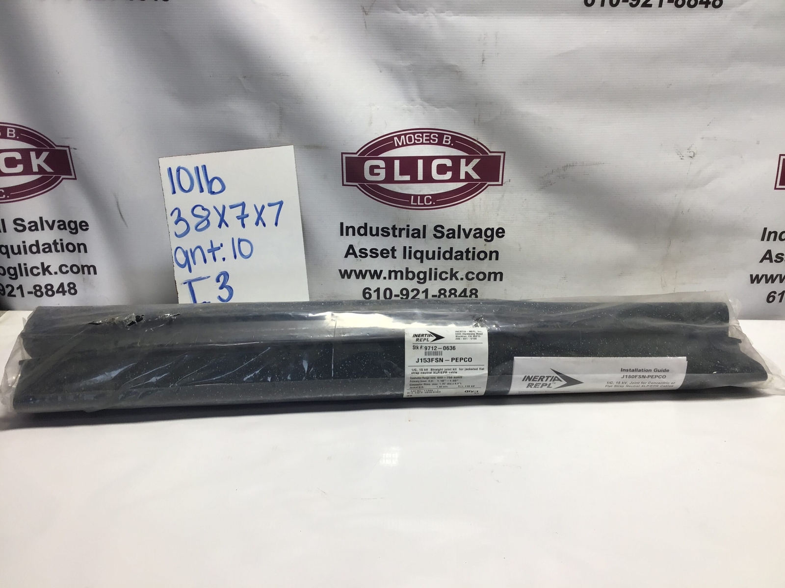 INERTIA REPL J153FSN-PEPCO Joint Kit Jacketed Flat Strap neutral XLP/EPR cable 