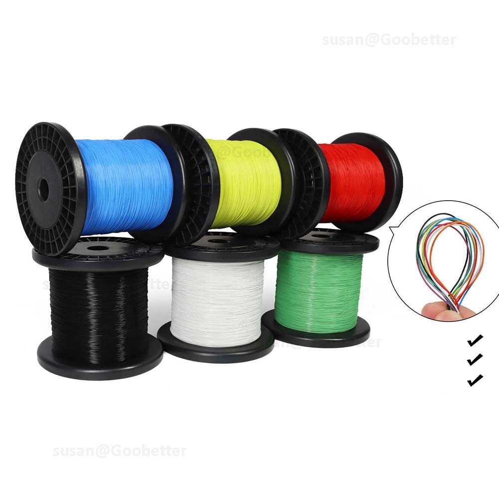 PTFE Cable Wire 26 28 30 32 34 36 40 AWG Flexible Tinned Copper Stranded UL10064