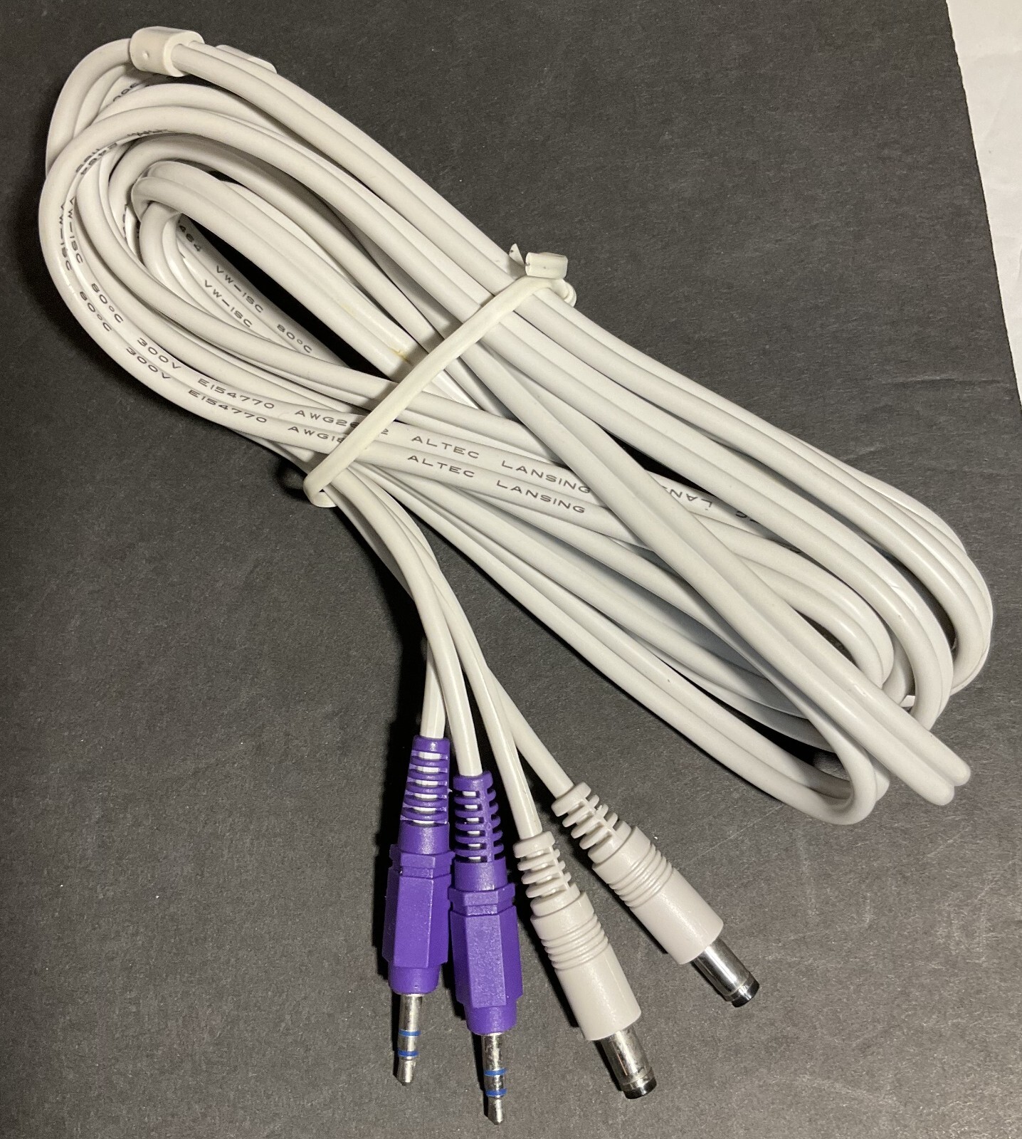 Altec Lansing AWM vw-isc 80oC 300V E154770 AWG 26X2 /18X1 Cable – New open box