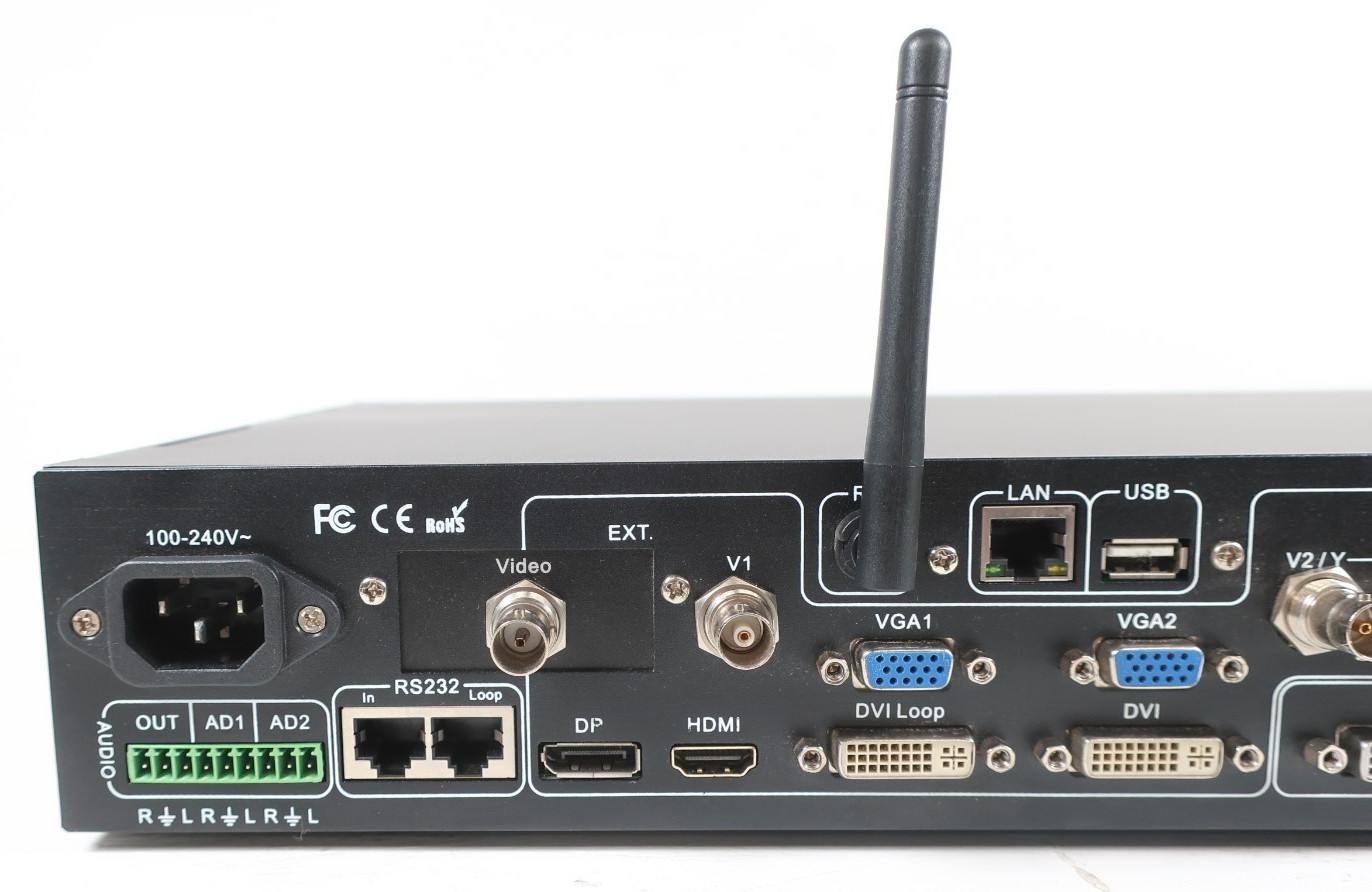 VDWALL LVP615 LED Video Processor Seamless Switcher w/ Power Cable & DVI Adapter