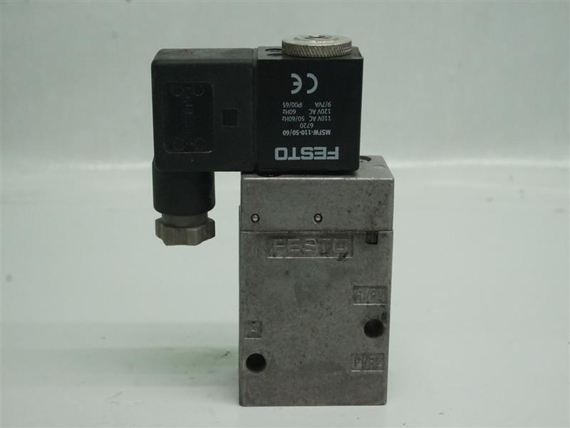 Festo 7802 MFH-3-1/8 Solenoid Valve w/ MSFW-110-50/60 Coil 30 Days Warranty