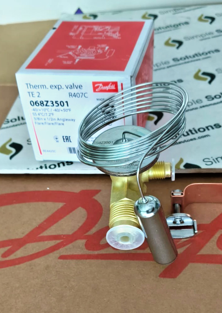 1PC- Danfoss 068Z3501 Thermostatic expansion valve, TEZ 2, R407C-Brand New