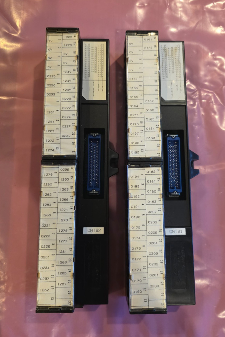 Qty (2) FUJI ELECTRIC AU-CW TERMINAL BLOCK UI60V 2MM Breakout board Free Ship
