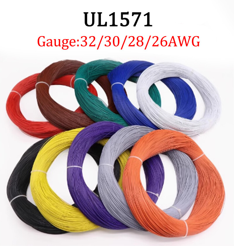 26/28/30/32AWG Flexible Stranded Wire Cable PVC Insulated 1571 Electronic Wire