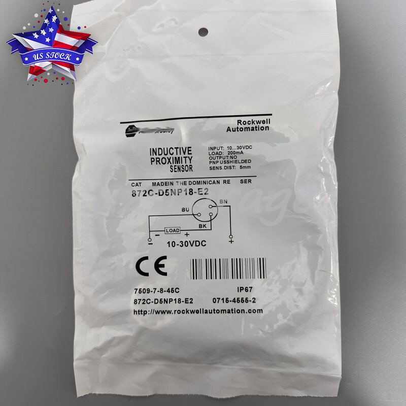 Proximity Sensor Switch For Allen Bradley 872C-D5NP18-E2 10-30VDC 200mA 5mm